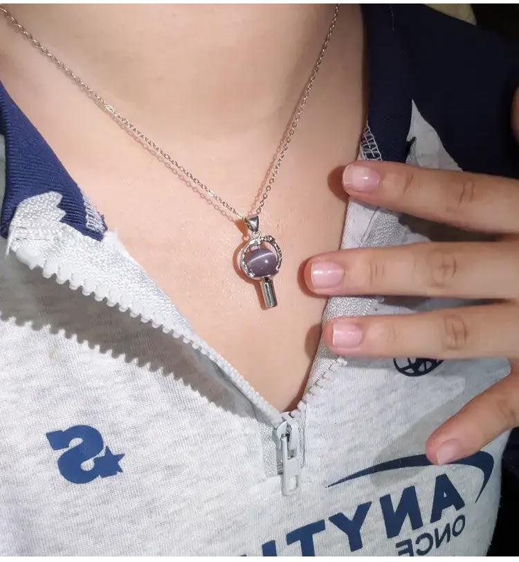 MystiCore - Crystal Scepter Pendant Necklace
