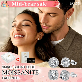 LustreCube – Premium Moissanite Earrings