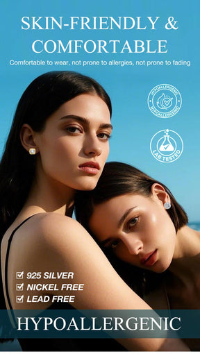 LustreCube – Premium Moissanite Earrings
