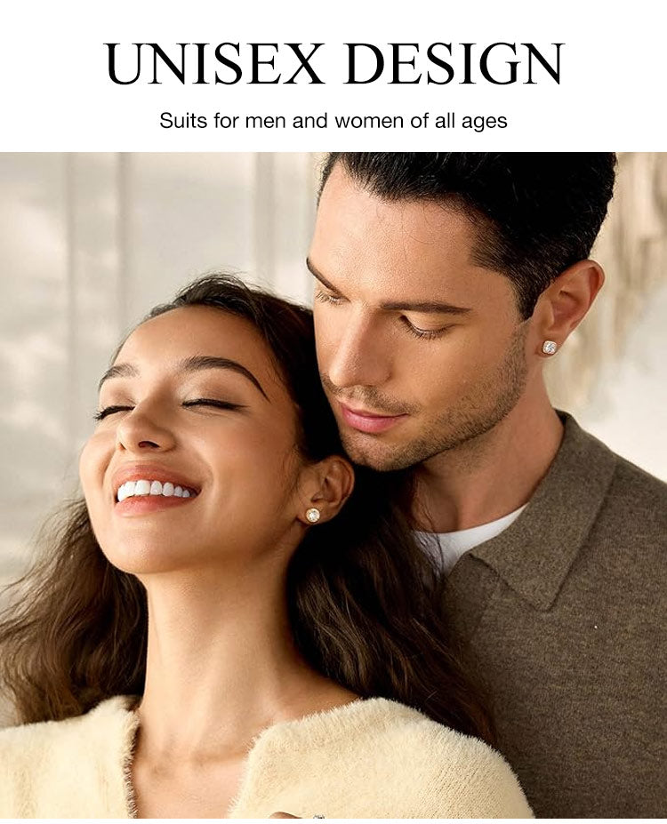 LustreCube – Premium Moissanite Earrings