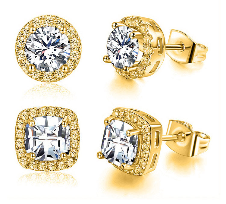 LustreCube – Premium Moissanite Earrings
