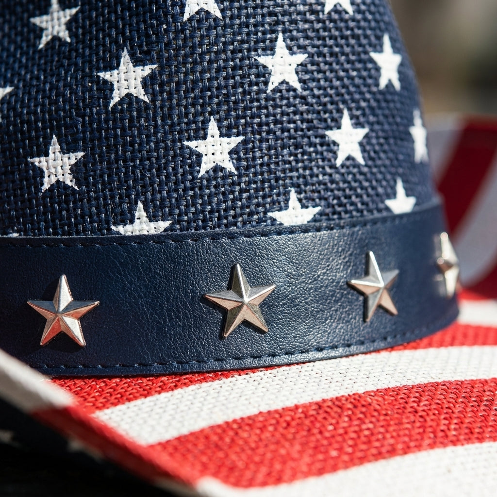 LibertyBrim – American Flag Cowboy Hat