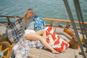 PatriotWrap - American Flag Fleece Blanket