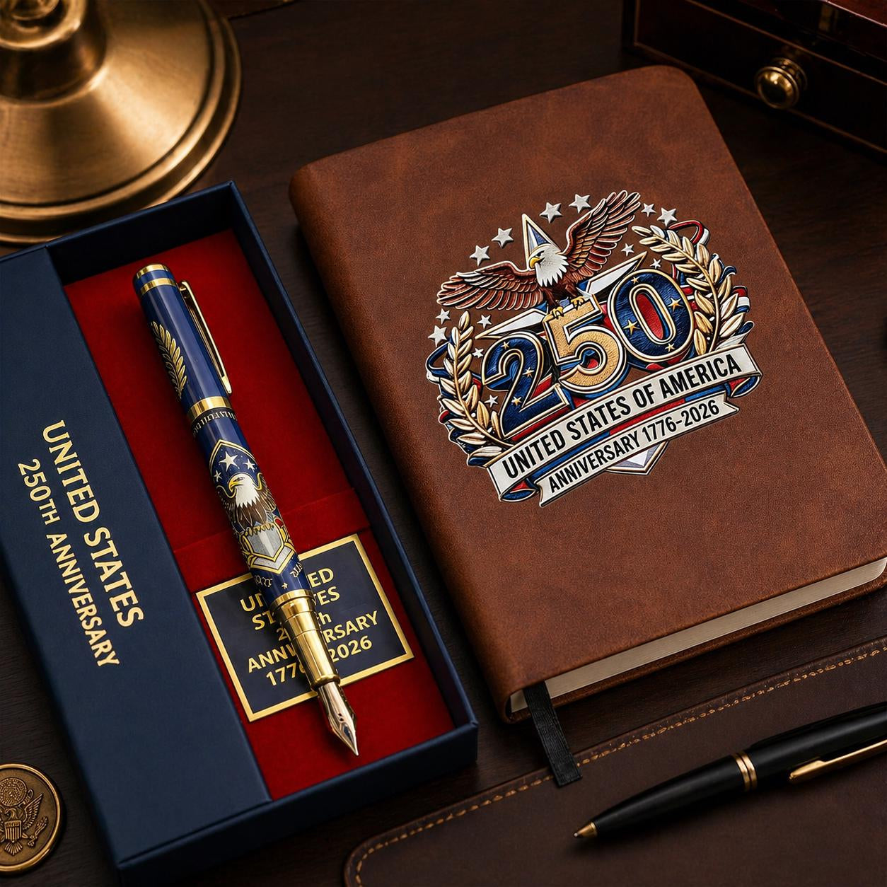 HonorBound – Patriotic Heritage Notebook & Pen Collection