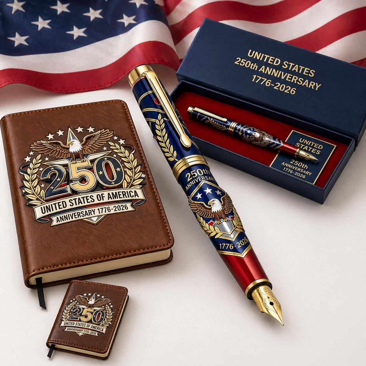 HonorBound – Patriotic Heritage Notebook & Pen Collection