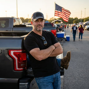 LibertyMesh – American Flag Ponytail Hat