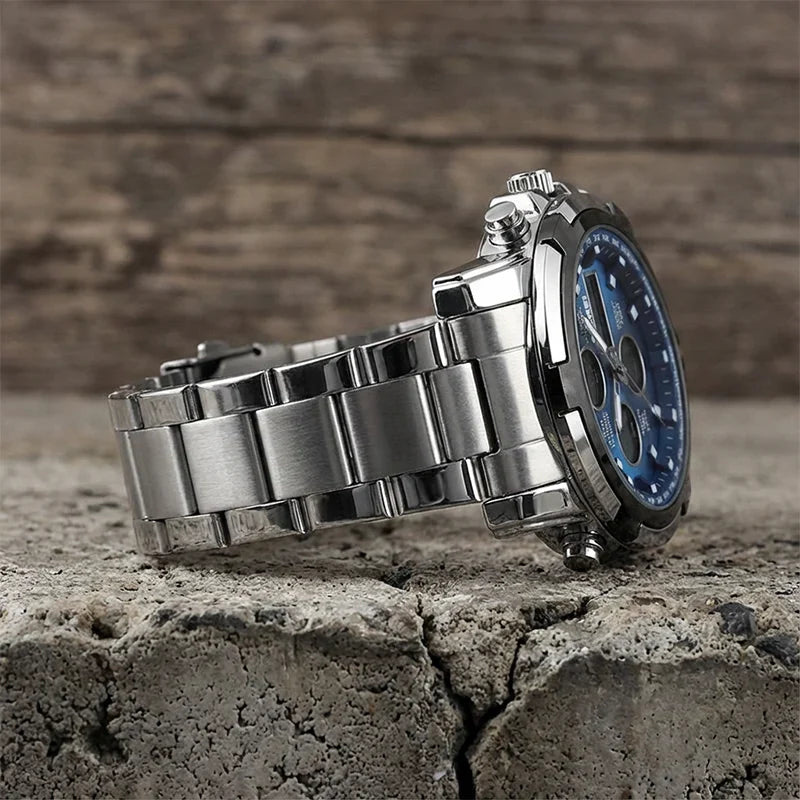 IronPulse – Tactical Analog Digital Sports Watch