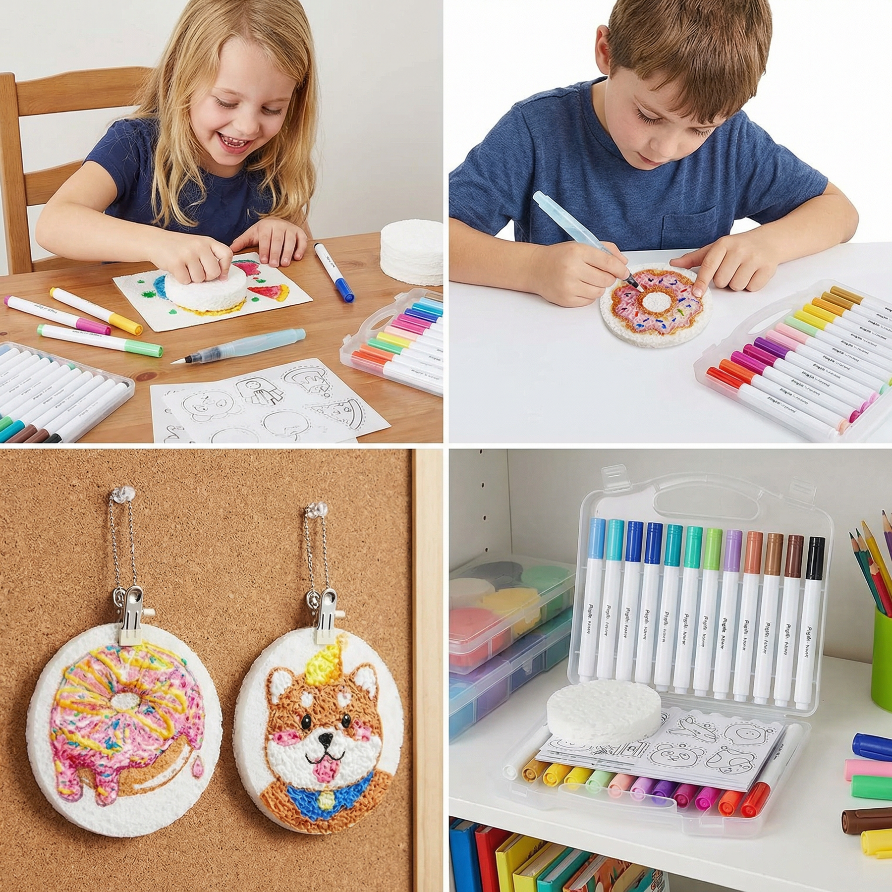 ArtBubbles – Creative Sponge Painting Art Set for Kids