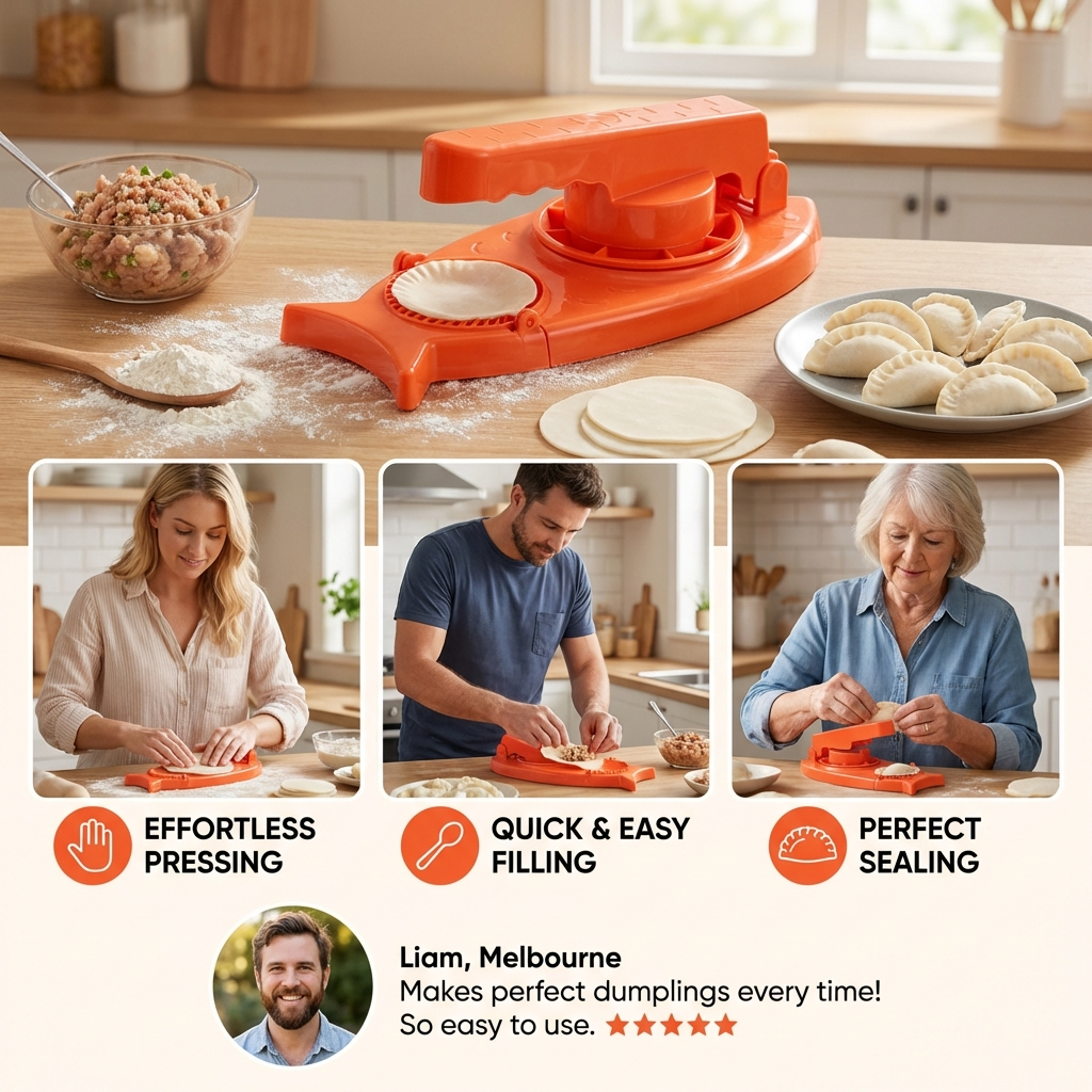 SnapFold – Easy Dumpling Making Tool