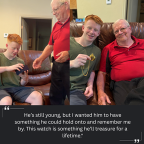 HeritageTick – Grandpa to Grandson Pocket Watch Gift