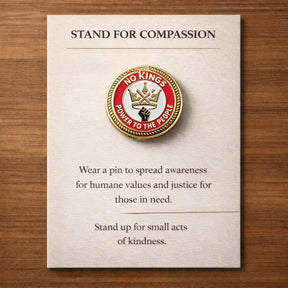 LumeIce – Compassion Crystal-Encrusted Lapel Pin