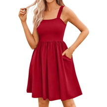 FloraCharm - Square Neck Summer Dress