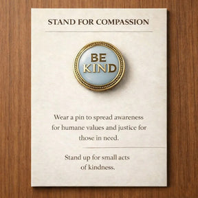 LumeIce – Compassion Crystal-Encrusted Lapel Pin