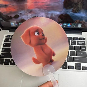 ChillFlip – Creative Dog Surprise Folding Hand Fan