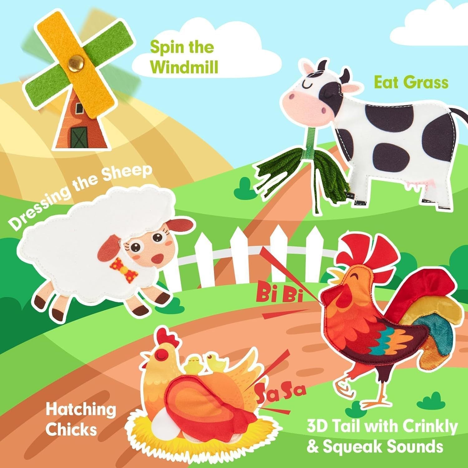 FarmTales Montessori Book – Learn & Play Adventure