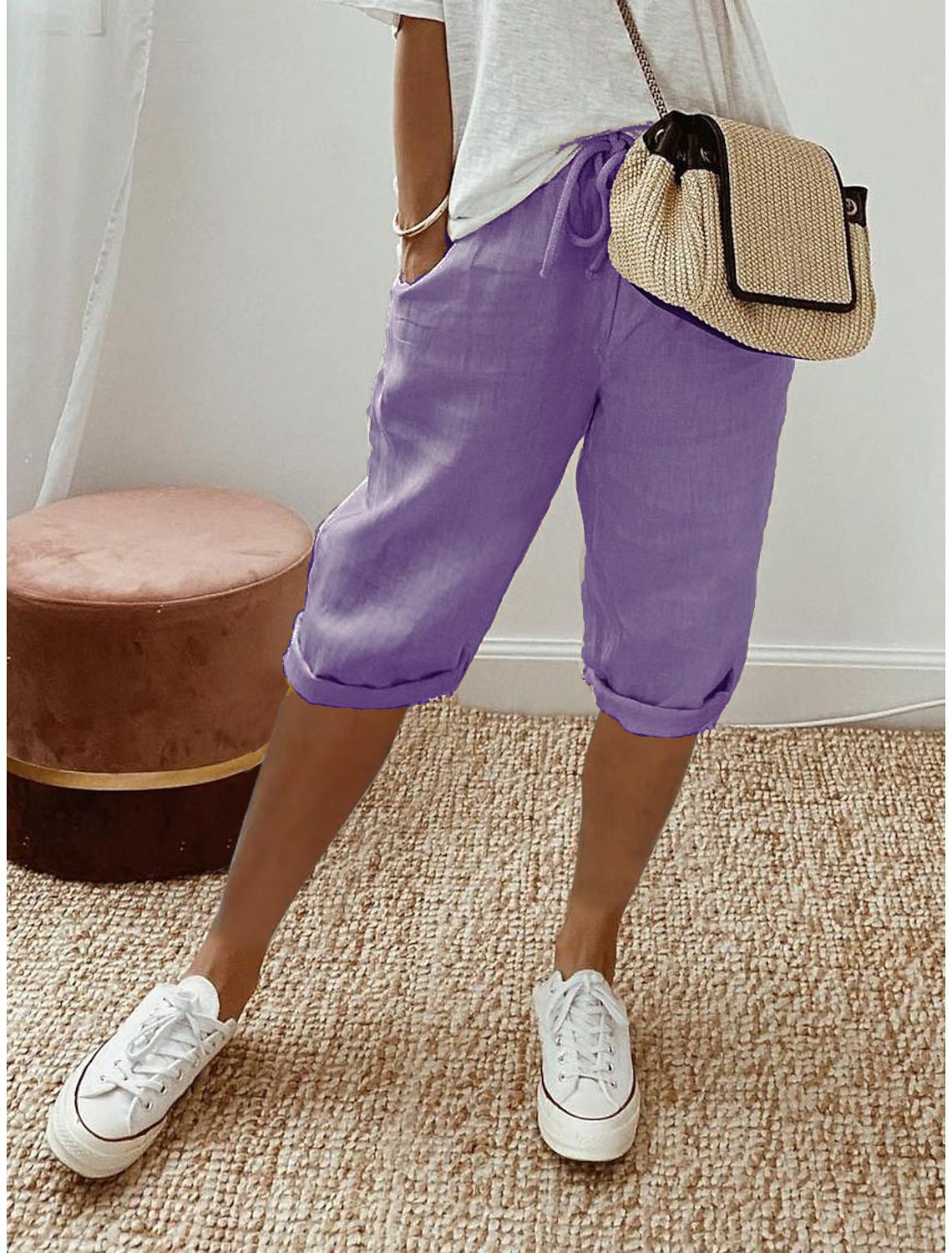 Florel – Breathable Drawstring Capris