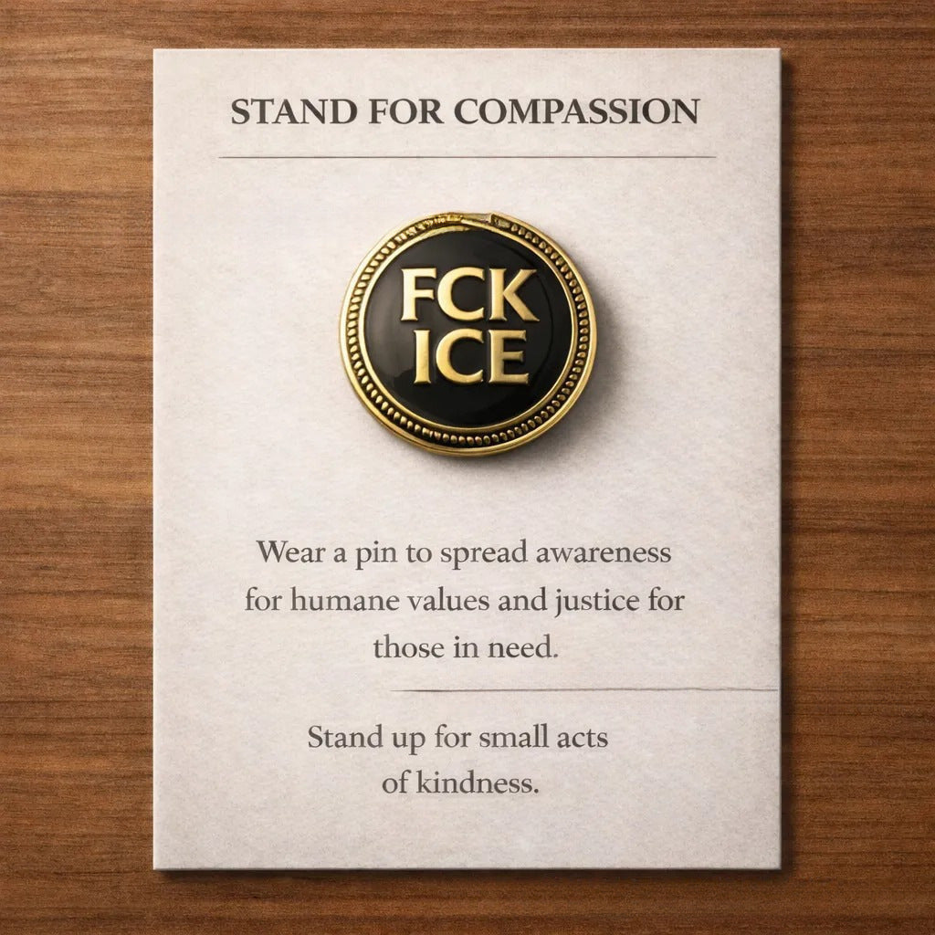 LumeIce – Compassion Crystal-Encrusted Lapel Pin