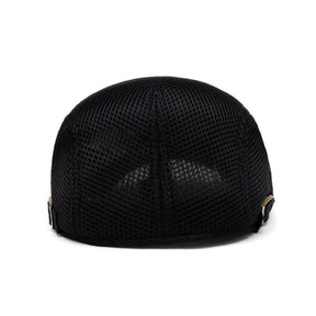 AirWeave – Breathable Mesh Flat Cap for Men