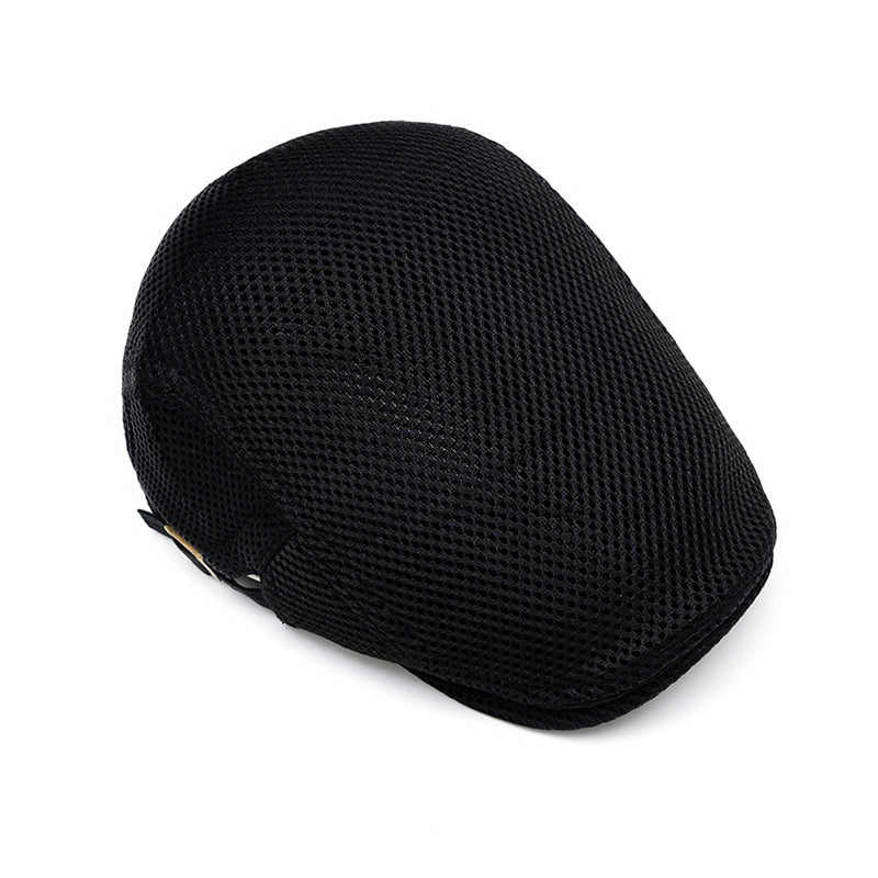 AirWeave – Breathable Mesh Flat Cap for Men