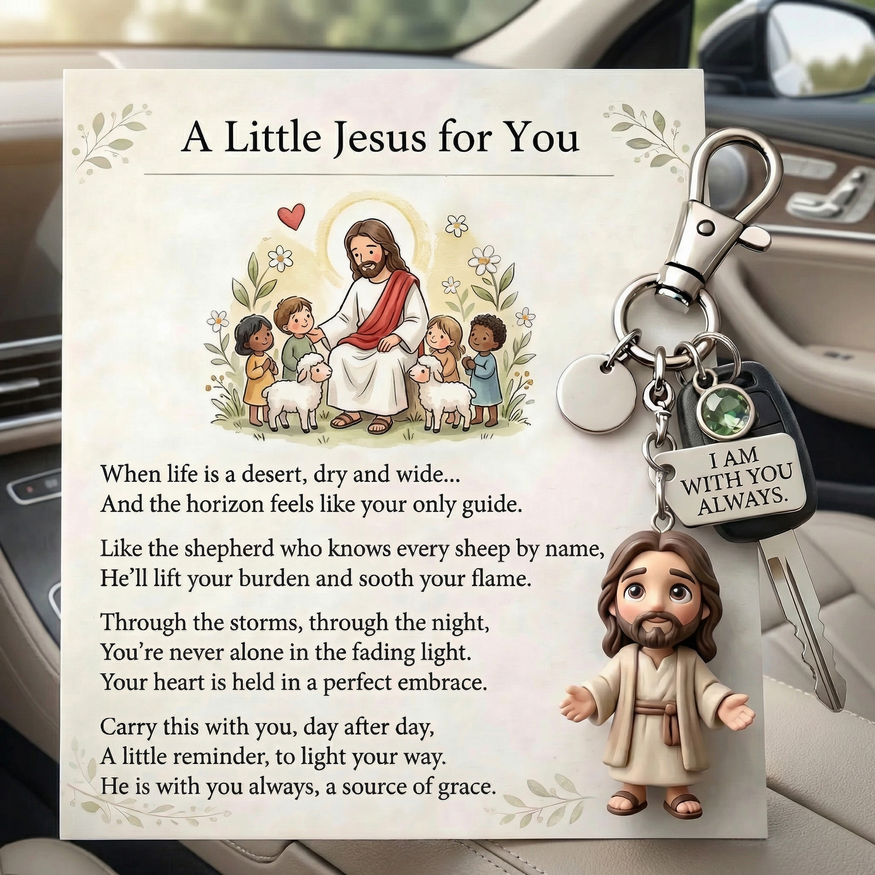BlessedCarry – Jesus Comfort Charm