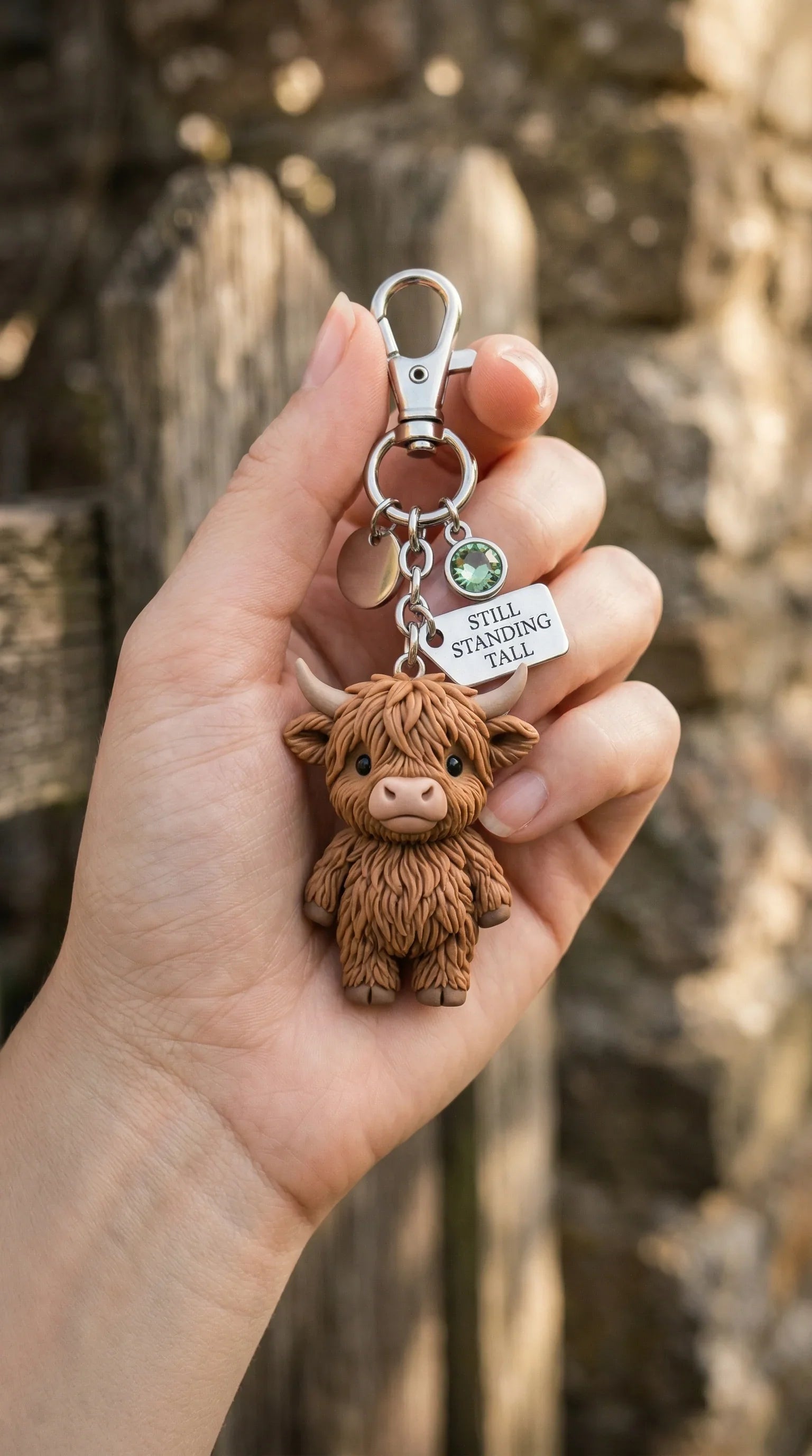 VistaCattle – Meaningful Highland Cow Gift Keychain