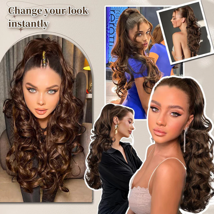 LunaLocks – Glamorous Wave Ponytail Extension
