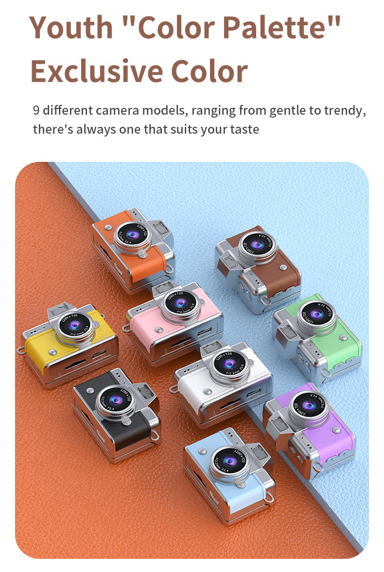 SnapVault – Mini Flip Screen Retro Camera