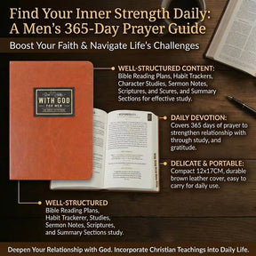 StrongSpirit Journal – Daily Prayer Book for Men