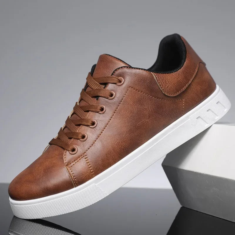 Jovan™ – Stylish Smart Casual Leather Sneakers