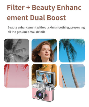 SnapVault – Mini Flip Screen Retro Camera