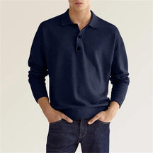 Men's Long-Sleeve Field Polo Shirt | Lupi