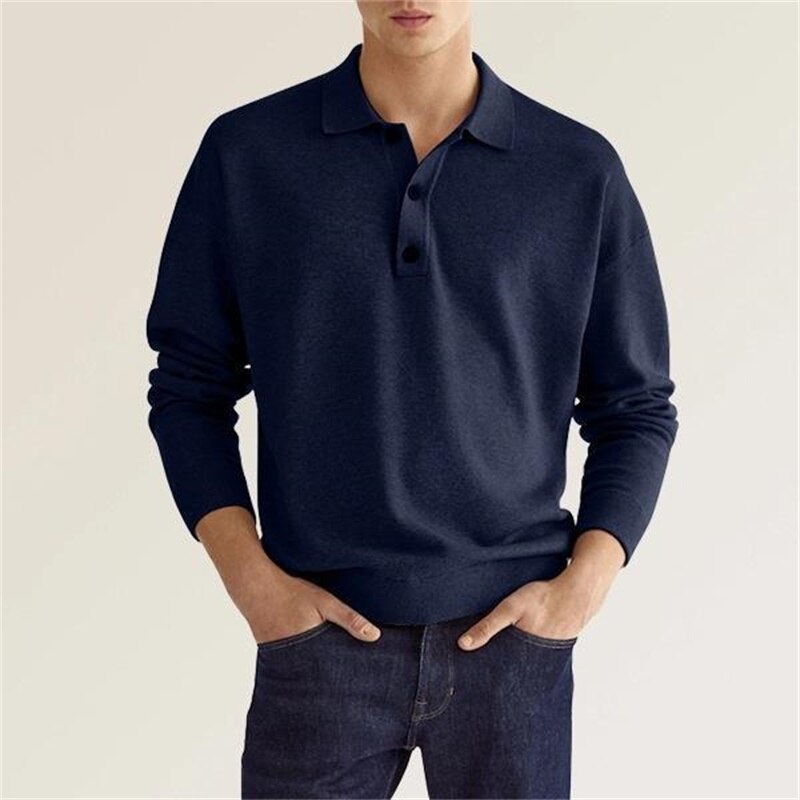 Men's Long-Sleeve Field Polo Shirt | Lupi