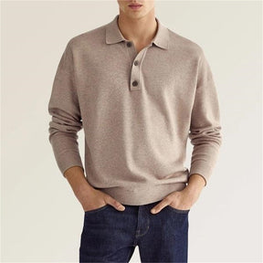 Men's Long-Sleeve Field Polo Shirt | Lupi