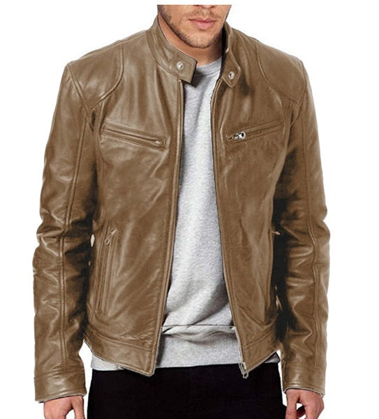 Trenton Leather Men's Jacket | Lupi