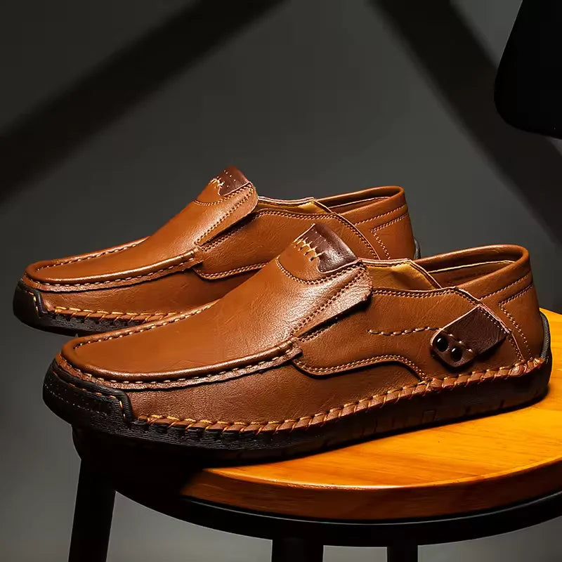 Bravon™ – Premium Leather Comfort Shoes for Men