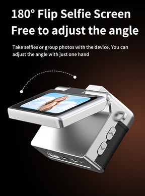 SnapVault – Mini Flip Screen Retro Camera