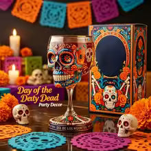 SkullElegance – Premium Decorative Art Glass Goblet