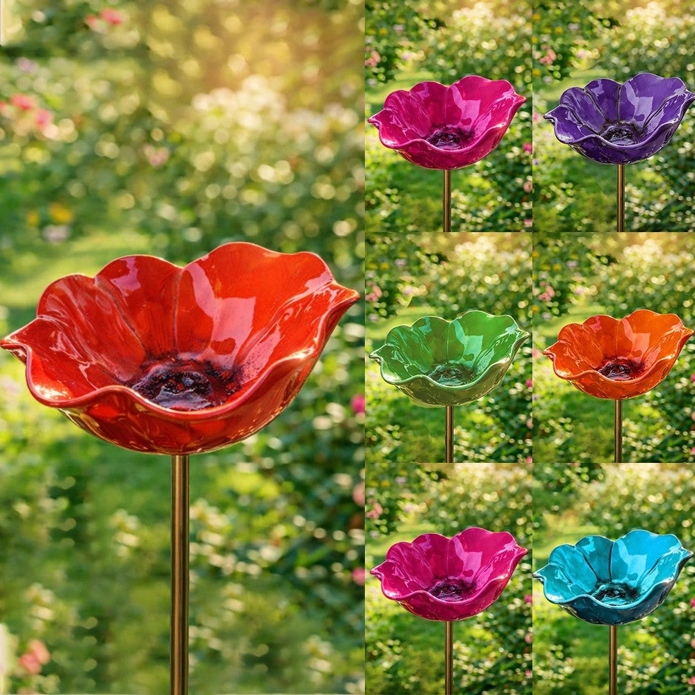 BloomForge – Handcrafted Metal Floral Garden Stake