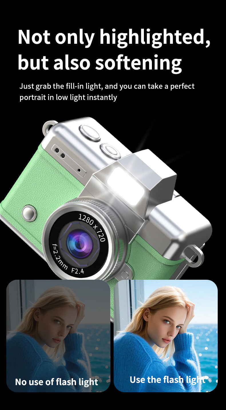 SnapVault – Mini Flip Screen Retro Camera