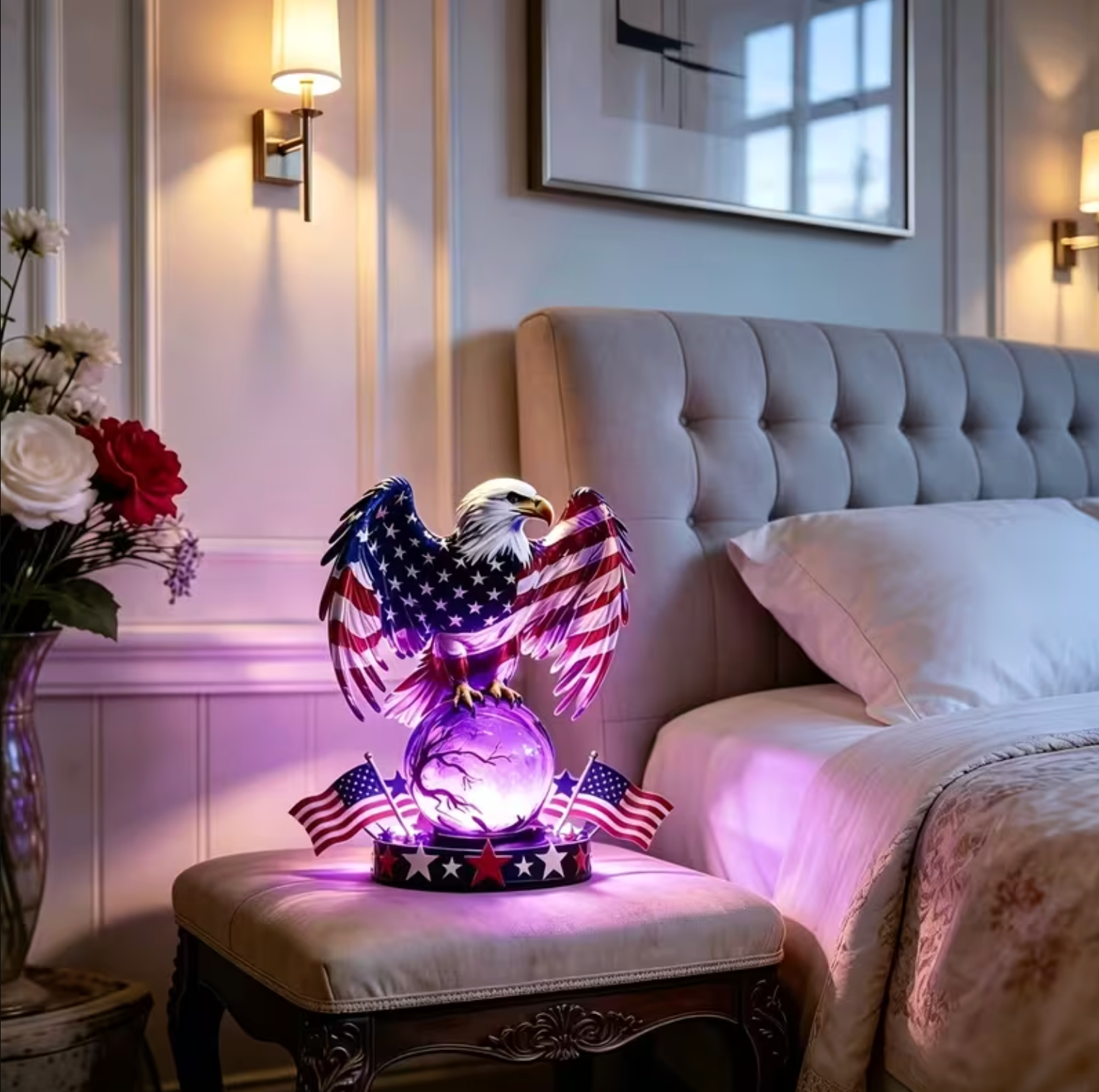 EagleGlow – Patriotic LED Table Lamp
