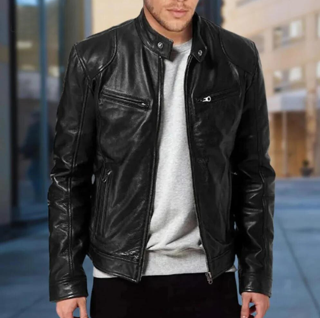 Trenton Leather Men's Jacket | Lupi