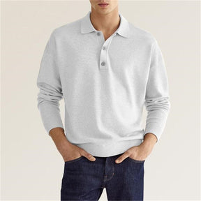 Men's Long-Sleeve Field Polo Shirt | Lupi