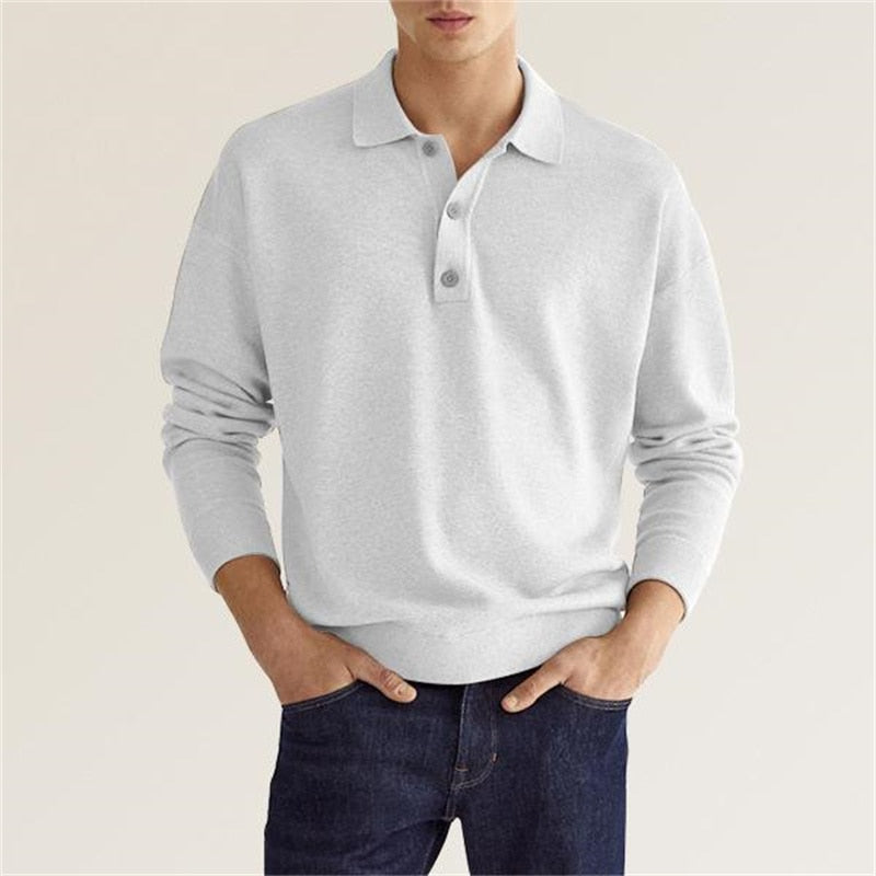 Men's Long-Sleeve Field Polo Shirt | Lupi