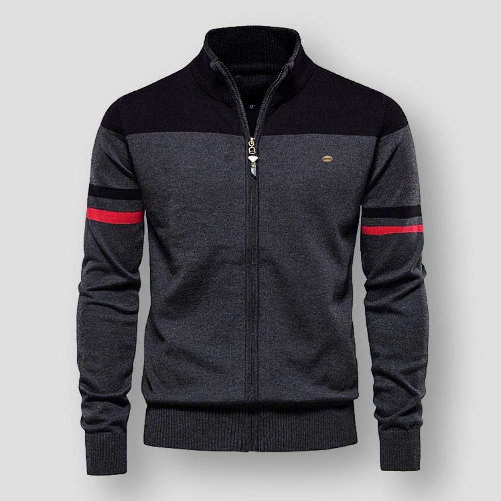 Atlas Retro Striped Bomber Jacket | Lupi