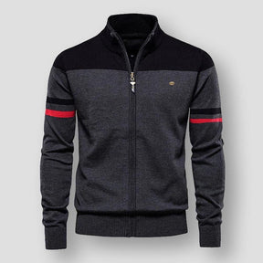 Atlas Retro Striped Bomber Jacket | Lupi