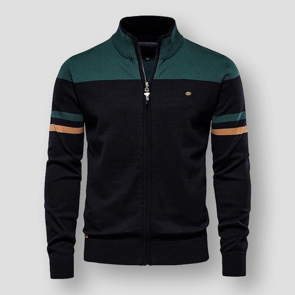 Atlas Retro Striped Bomber Jacket | Lupi