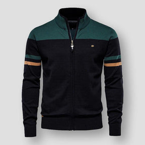 Atlas Retro Striped Bomber Jacket | Lupi