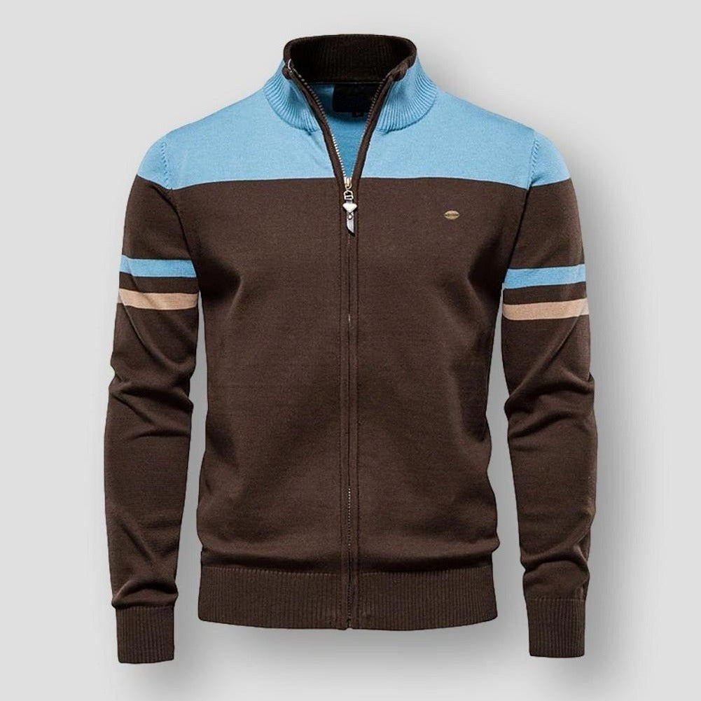Atlas Retro Striped Bomber Jacket | Lupi