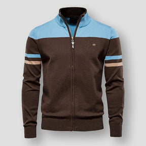Atlas Retro Striped Bomber Jacket | Lupi