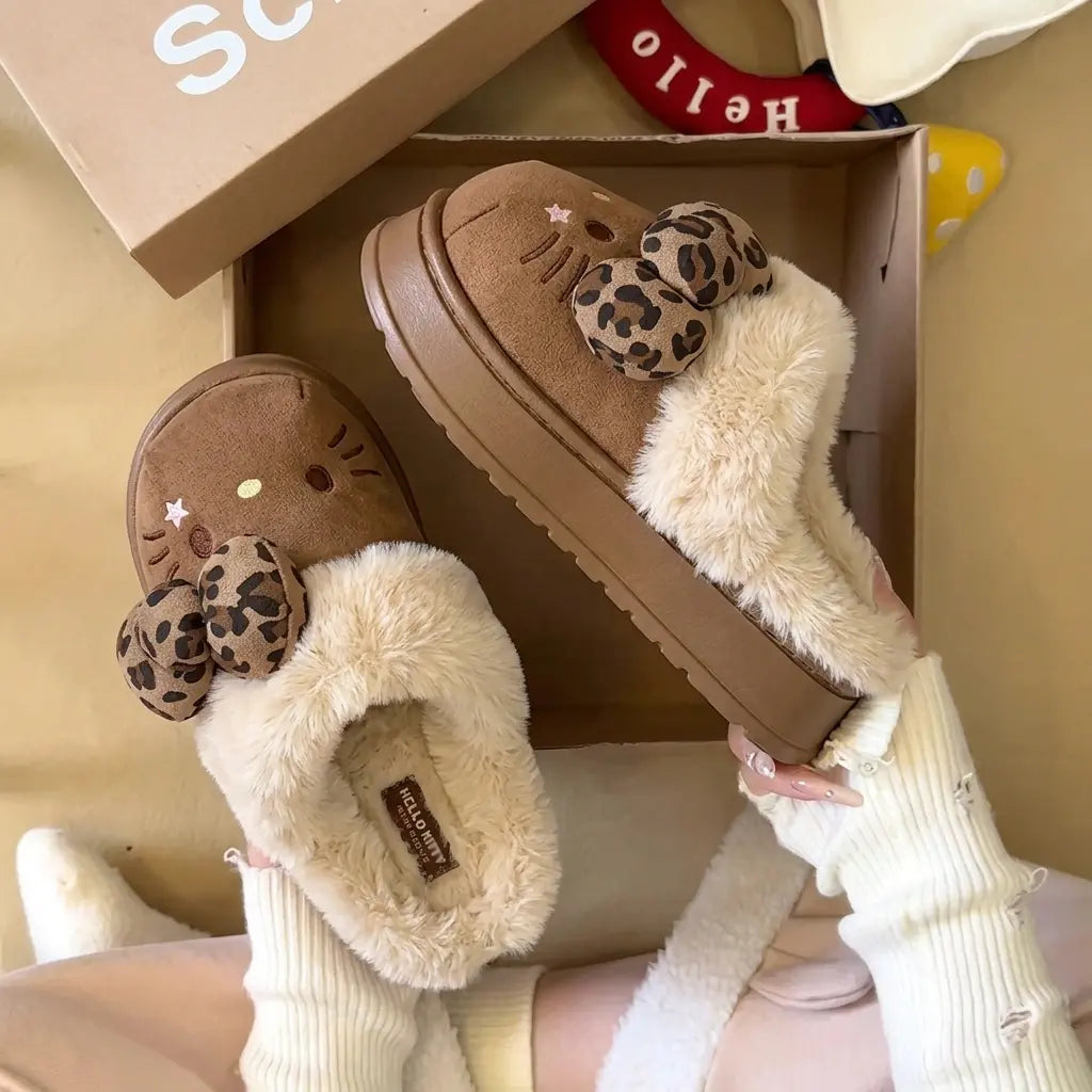 CozyKitty – Stylish Plush Fur Slippers